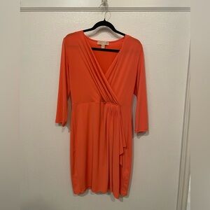 Michael Kors Coral Orange Dress